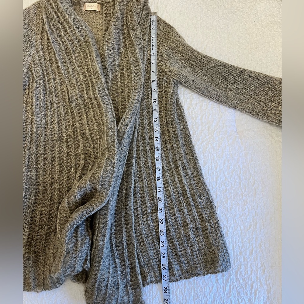 Altar’d State Chunky Knit Open Front Cardigan - Size M - Picture 2 of 7